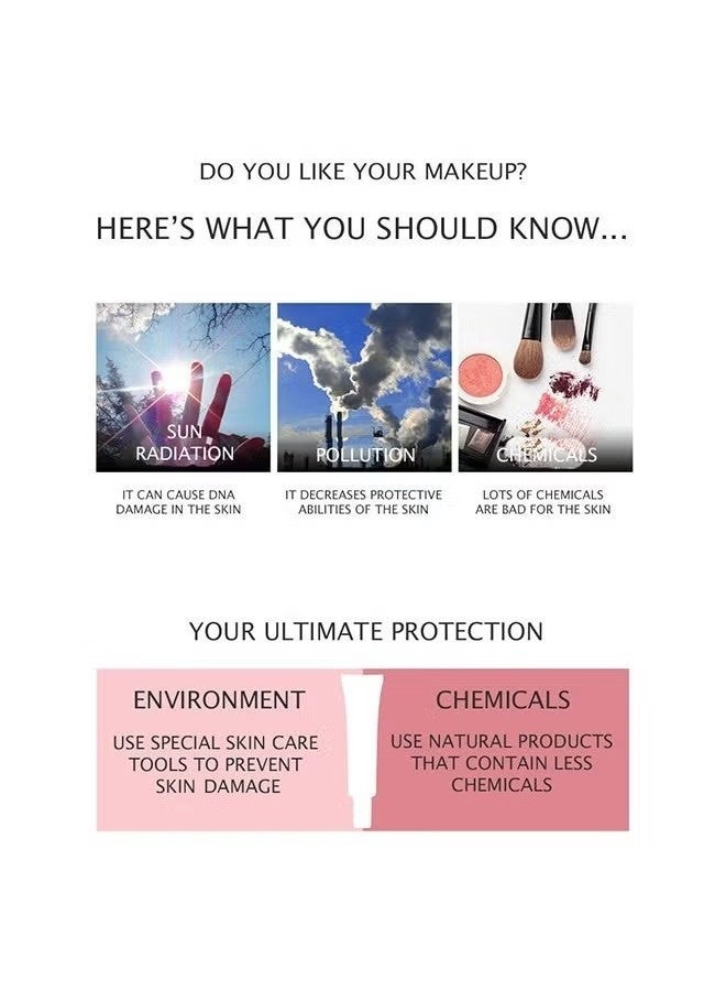 فيزي قبل المكياج ، كريم أساس طبيعي برايمر مضاد للشيخوخة روزا روجوسا كاميليا سينينسيس تأثير طبيعي - خافي العيوب مسام غير مرئية ، لون بشرة متساوي مرطب دائم 30 جرام - Image 5